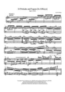 Twenty-Four Preludes and Fugues - Set I (1-6)