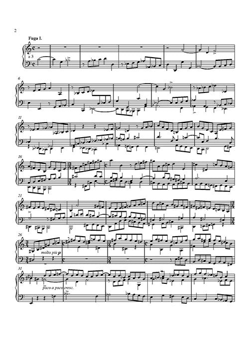Twenty-Four Preludes and Fugues - Set I (1-6)