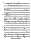 Bermudas, for Mezzo Soprano and Piano Quartet - (Version for one singer)