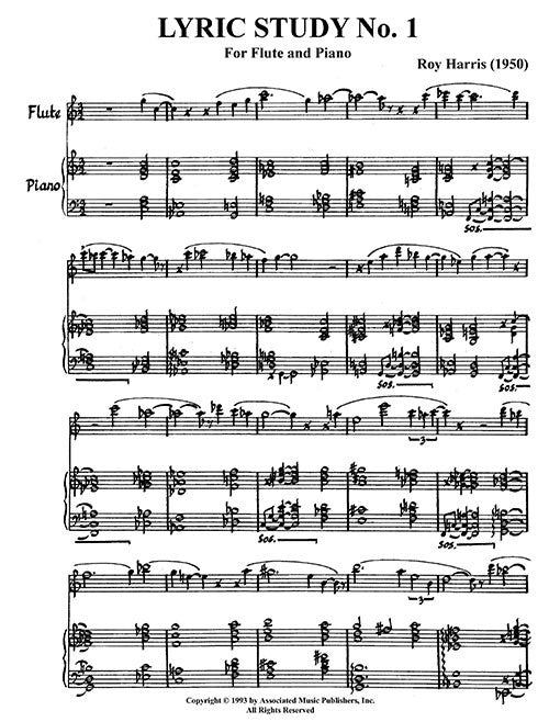 Lyric Study No. 1 for Flute