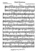 Dixit Dominus - Digital (Not Printable)