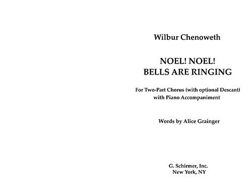 Noel! Noel! Bells Are Ringing (2-part chorus)