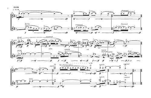 Mansueto Tribute, "double helix" (for violins)