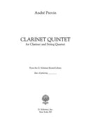 Clarinet Quintet