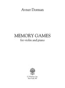 Memory Games (for violin and piano)