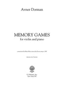 Memory Games (for violin and piano)
