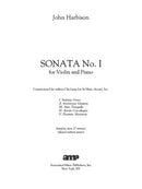 Sonata No. 1 for Violin and Piano - Digital (Not Printable)