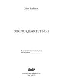 String Quartet No. 5 - Digital (Not Printable)