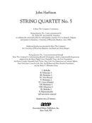 String Quartet No. 5 - Digital (Not Printable)