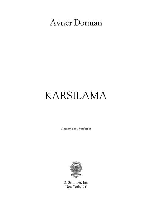 Karsilama