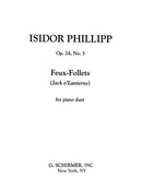 Feux Follets (Jack o'Lanterns) (for 2 pianos)