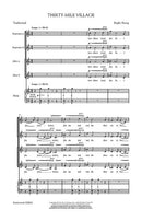 Thirty-Mile Village - choral score