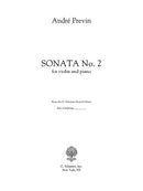 Sonata No. 2 for Violin and Piano