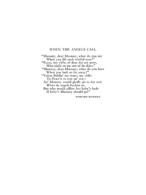 When the Angels Call