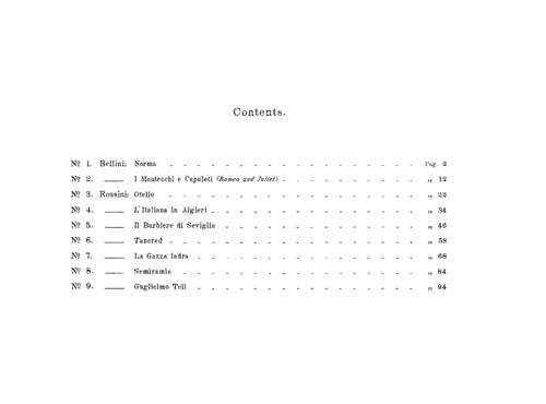 Collection of Italian Overtures, Volume 1 (Bellini and Rossini)