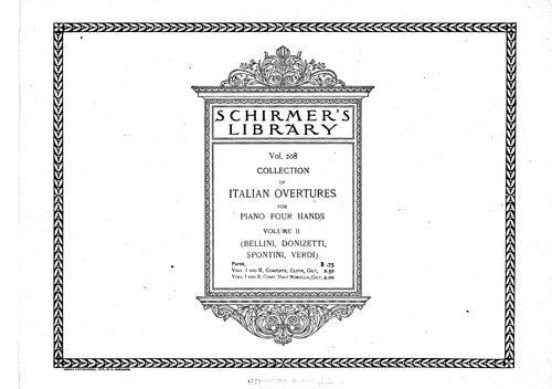 Collection of Italian Overtures, Volume 2 (Bellini, Donizetti, Spontini, Verdi)
