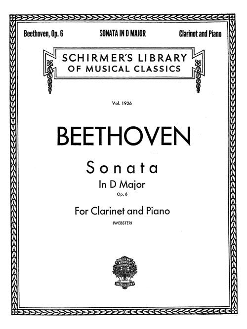 Sonata, Op. 6 (for clarinet and piano)