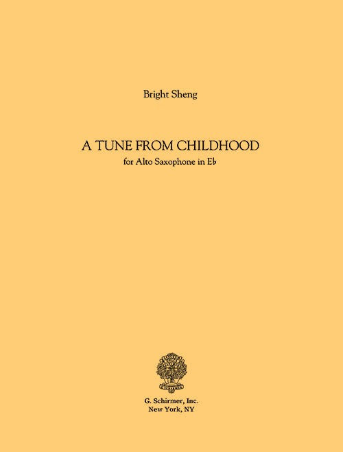 A Tune From Childhood (for Alto Saxophone)