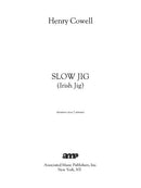 Slow Jig, (Irish Jig) for solo piano