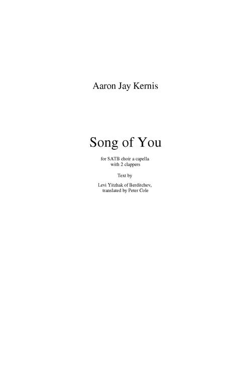 Song of You