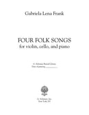 Four Folk Songs