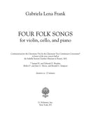 Four Folk Songs