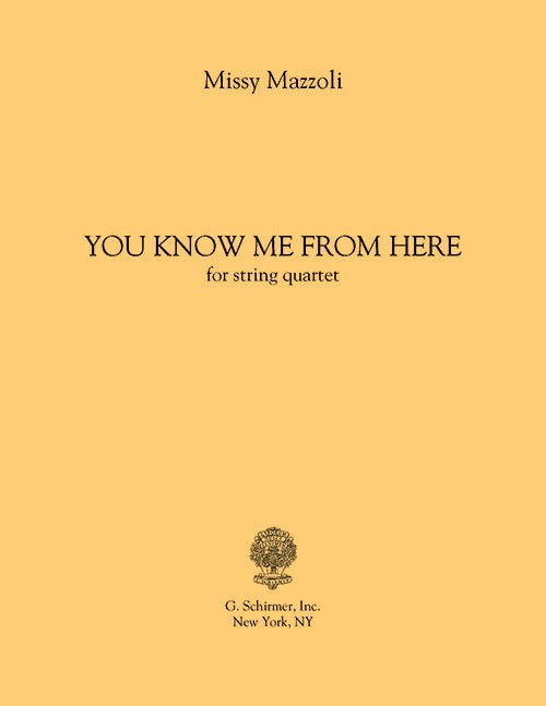 You Know Me From Here