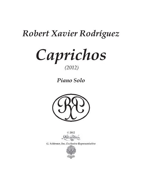 Caprichos (for solo piano)
