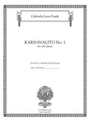 Karnavalito No. 1 (for solo piano)