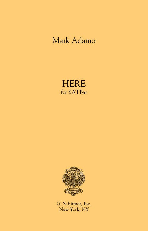 Here (for chorus and piano)