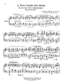 A Rose breaks into bloom Op. 122 No. 8
