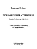 My heart is filled with longing, Op. 122, No. 10