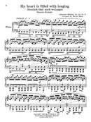 My heart is filled with longing, Op. 122, No. 10