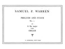 Prelude and Fugue in A-Flat major for organ
