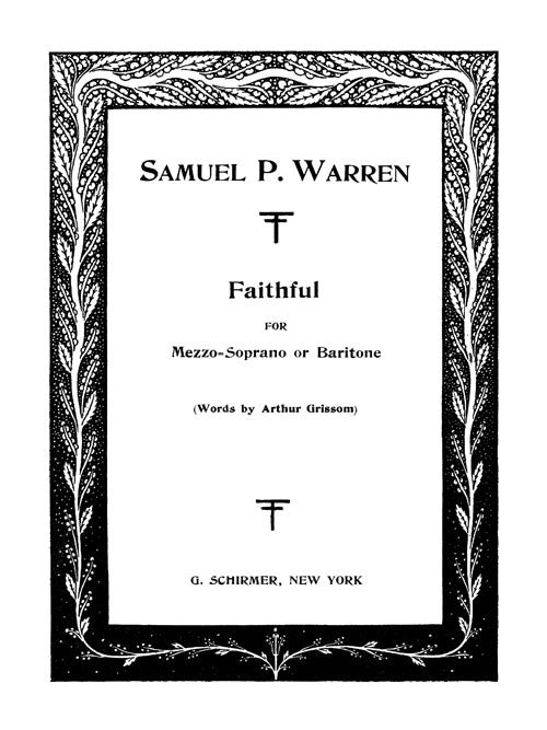 Faithful from 'Two Songs'