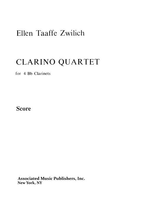 Clarino Quartet (for clarinets)