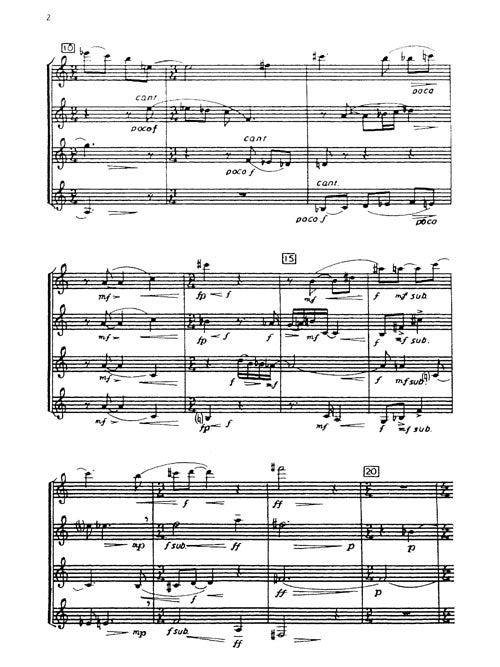 Clarino Quartet (for clarinets)