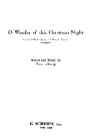 O Wonder of This Christmas Night