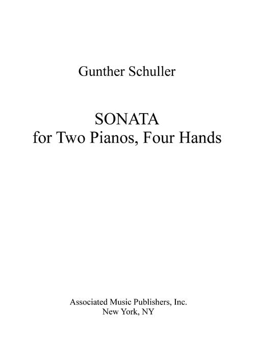 Sonata for Two Pianos, Four Hands