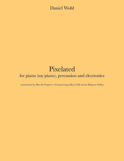 Pixelated (for one percussionist and one pianist)
