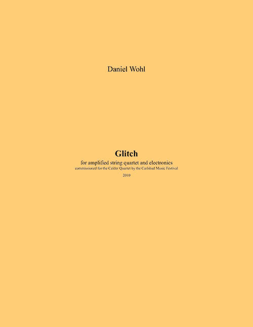 Glitch (for string quartet)