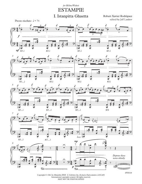 Estampie (for piano)