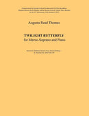 Twilight Butterfly (for mezzo-soprano and piano)