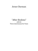 After Brahms (Three Intermezzos for Piano)