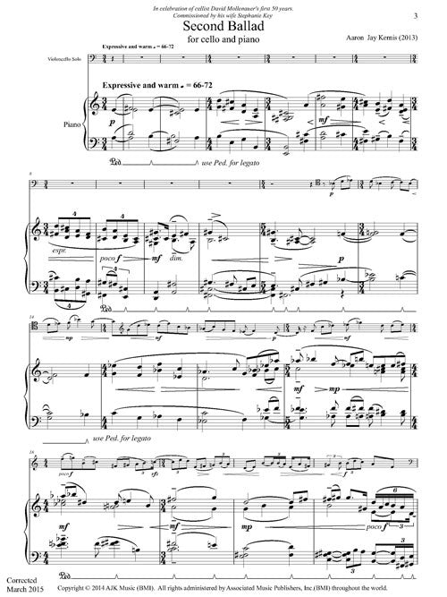 Second Ballad - Digital (Not Printable)