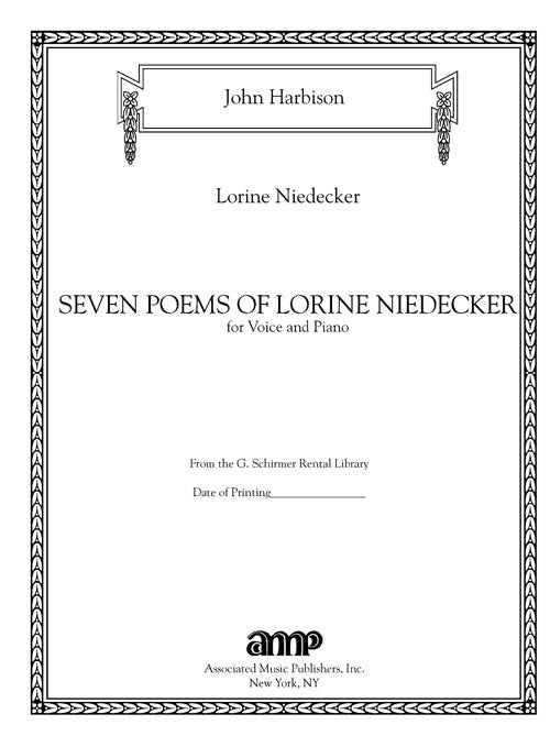 Seven Poems of Lorine Niedecker