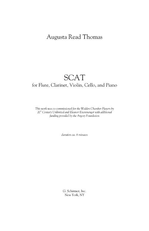 SCAT (revised instrumentation)
