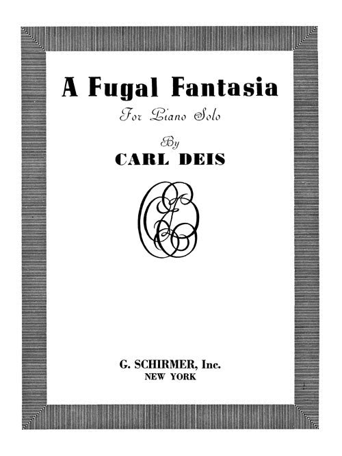 A Fugal Fantasia (Tributum ad Angelum)