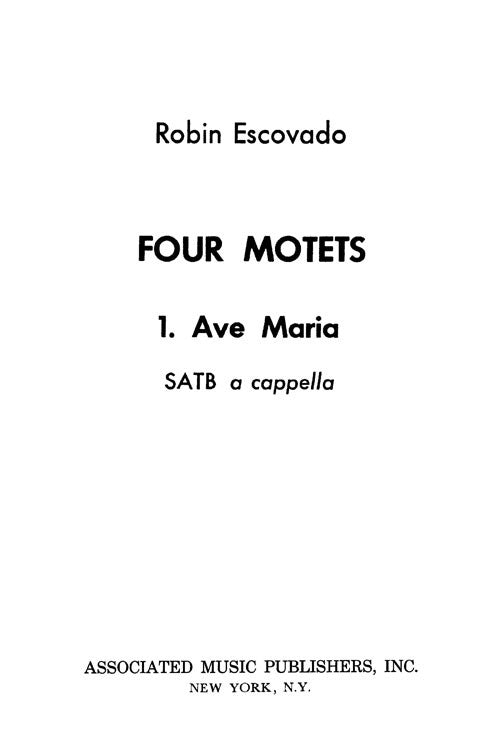 Ave Maria (from Four Motets)