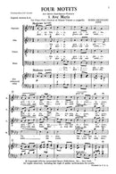 Ave Maria (from Four Motets)